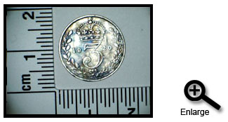 George V 3 Pence Silver