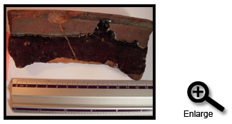 Vessel body sherd - Purple ware