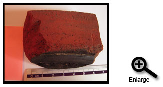 Vessel body sherd - Purple ware