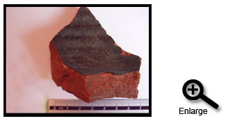 Vessel body sherd - Purple ware